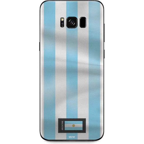 Argentina Soccer Flag Galaxy S8 Plus Skin